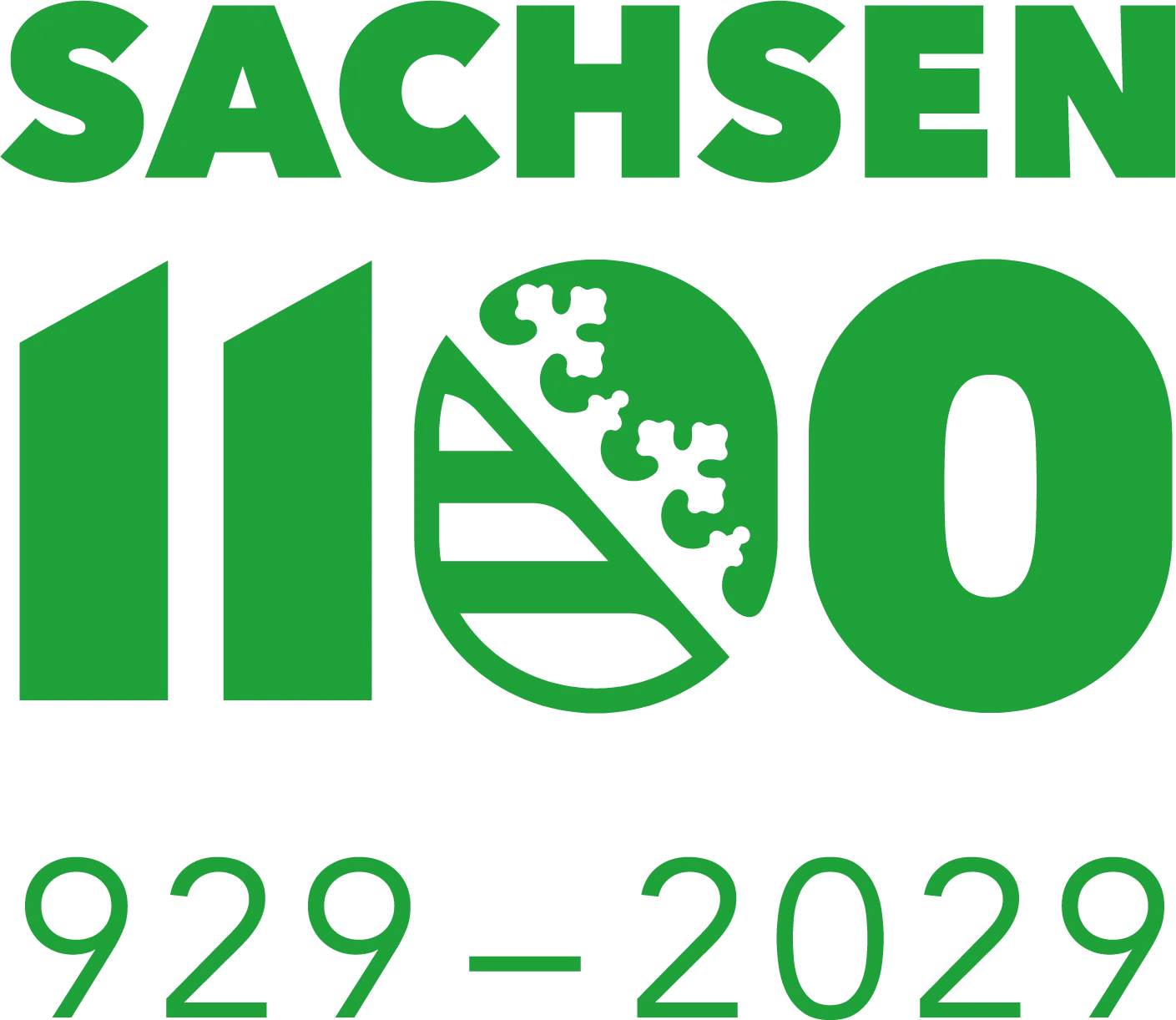 Logo Landesausstellung 1100 Jahre Sachsen